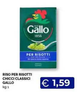 Maxisconto Riso per risotti chicchi classici Gallo offerta
