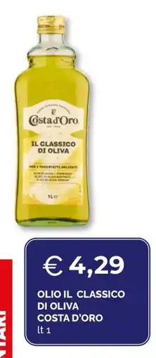 Maxisconto Olio il classico di oliva Costa d'Oro offerta