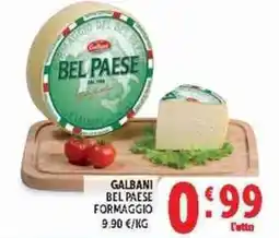 Deco Supermercati Galbani Bel Paese Formaggio offerta