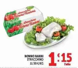 Deco Supermercati Nonno Nanni Stracchino offerta