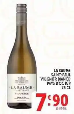 Deco Supermercati La Baume Viognier Bianco offerta