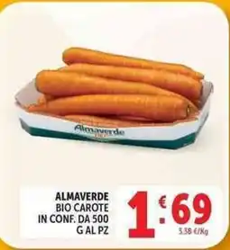 Deco Supermercati Almaverde bio carote offerta