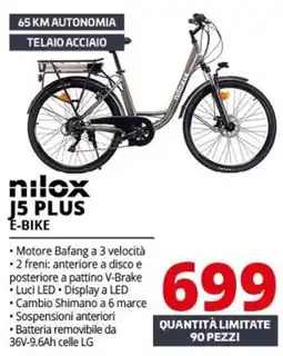 Comet nilox J5 PLUS E-BIKE offerta