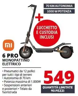 Comet Mi 6 Pro monopattino elettrico offerta