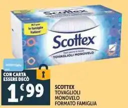 Deco Supermercati Scottex tovaglioli monove lo offerta