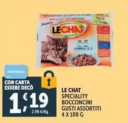 Deco Supermercati Le Chat Speciality Bocconcini offerta