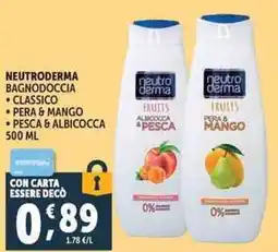 Deco Supermercati Neutroderma Bagnodoccia offerta