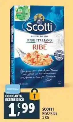 Deco Supermercati Scotti Riso Ribe offerta