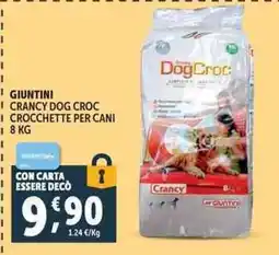 Deco Supermercati Crocchette per cani Crancy Dog Croc offerta