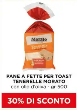 Alì Supermercati Pane a fette per toast Tenerelle Morato offerta