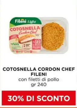Alì Supermercati Cotosnella Cordon Chef Fileni offerta