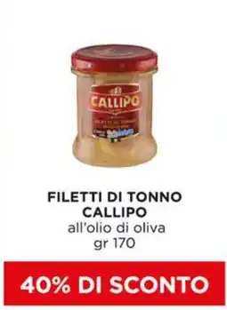 Alì Supermercati Filetti di tonno Callipo offerta