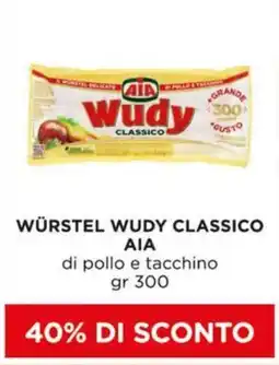 Alì Supermercati Würstel Wudy Classico AIA offerta