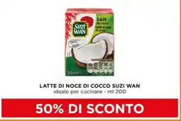 Alì Supermercati Latte di noce di cocco Suzi Wan offerta