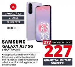 Comet Samsung Galaxy A37 5G Smartphone offerta