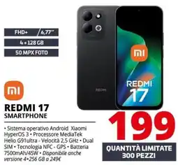 Comet Redmi 17 Smartphone offerta