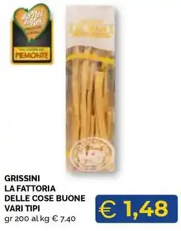 Maxisconto Grissini La Fattoria delle cose buone offerta