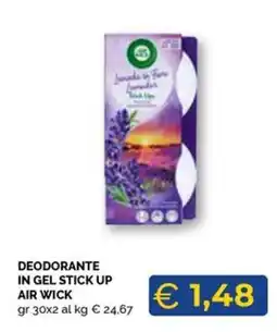Maxisconto Air wick deodorante in gel stick up offerta