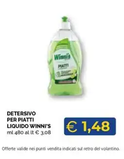 Maxisconto Detersivo per piatti liquido Winni's offerta