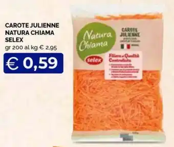 Maxisconto Carote julienne Natura Chiama Selex offerta