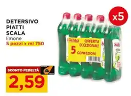 Alì Supermercati Detersivo piatti Scala limone offerta