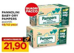 Alì Supermercati Pannolini Baby-dry Pampers offerta