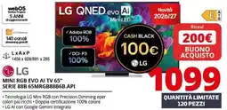 Comet LG MINI RGB EVO AI TV 65" offerta