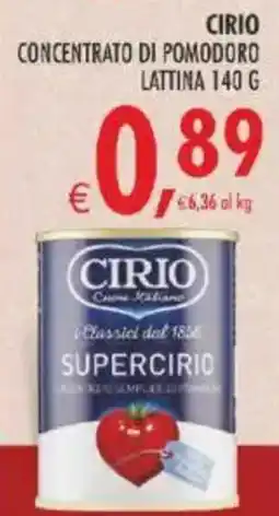 Deco Iperstore Concentrato di pomodoro Cirio offerta
