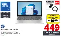 Comet HP NOTEBOOK 15-FD1002NLX offerta