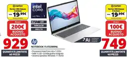 Comet HP NOTEBOOK 15-FD2009NL offerta