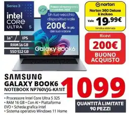 Comet Samsung Galaxy Book6 offerta