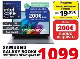 Comet Samsung Galaxy Book6 offerta