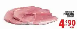 Deco Supermercati Fettine di prosciutto di suino offerta