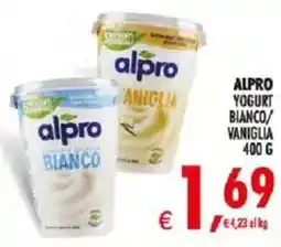 Deco Iperstore Alpro yogurt bianco vaniglia offerta