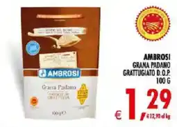 Deco Iperstore Ambrosi Grana Padano Grattugiato D.O.P. offerta