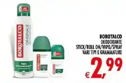 Deco Iperstore Borotalco deodorante offerta