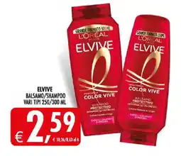 Deco Iperstore Elvive balsamo/shampoo offerta