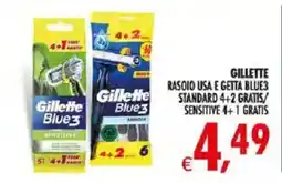 Deco Iperstore Gillette Blue3 Sensitive offerta