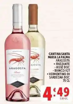 Deco Supermercati Aragosta Rosé DOC offerta