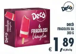Deco Iperstore Decò Fragolosi Vaniglia offerta