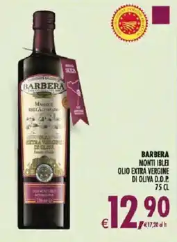 Deco Iperstore Barbera Monti Iblei Olio Extra Vergine di Oliva D.O.P. offerta