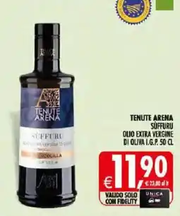 Deco Iperstore Tenute Arena Siffuru Olio Extra Vergine di Oliva I.G.P. offerta