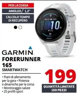 Comet Garmin Forerunner 165 Smartwatch offerta