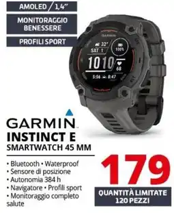 Comet Garmin Instinct E Smartwatch 45 mm offerta