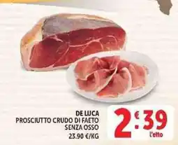 Deco Supermercati Prosciutto crudo di faeto senza osso offerta