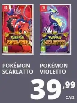 Comet Pokémon Scarletto Pokémon Violetto offerta