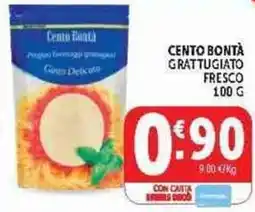 Deco Supermercati Cento Bontà Grattugiato Fresco offerta