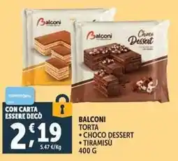 Deco Supermercati Balconi torta choco dessert offerta