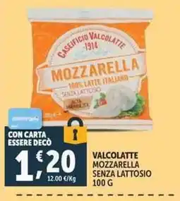 Deco Supermercati Mozzarella Valcolatte senza lattosio offerta