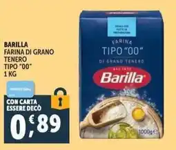 Deco Supermercati Farina di grano tenero tipo "00" Barilla offerta